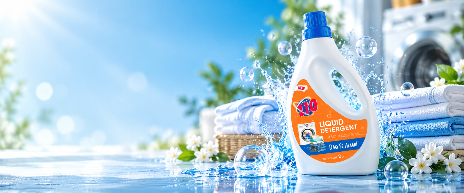SAN’S 110 liquid detergent advertisement