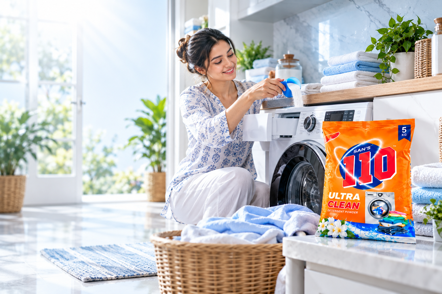 SAN'S 110 brand and cleaning products