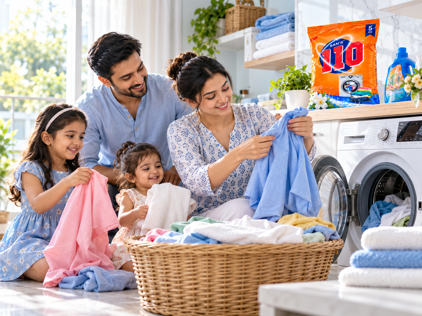 SAN'S 110 cleaning product range
